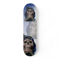The Rusty Skull Skateboard by LotacatsSkates The Rusty Skull Skateboard