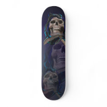 The Rusty Skull Skateboard by Lotacats The Rusty Skull Skateboard