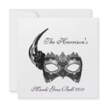 "The ______'s Mardi Gras Ball 2011" Custom Announcements