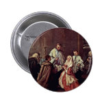 The Sacrament Of Marriage By Longhi Pietro Pinback Button