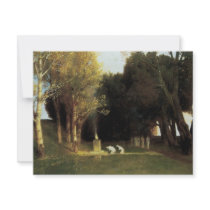 The Sacred Wood by Arnold Bocklin Announcement