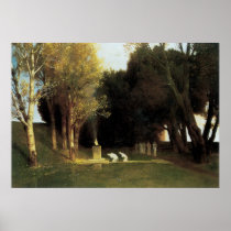 The Sacred Wood by Arnold Bocklin Posters