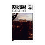The Sacrifice Of Isaac'S  By Michelangelo Merisi Stamp
