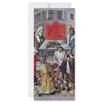 The Sacrifice Of The Jews.,  By Meister Des Manna- Rack Card
