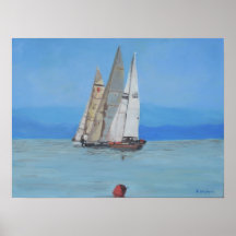 The sailing regatta poster