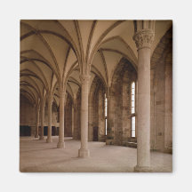The Salle des Hotes, interior view of the Abbey Magnets