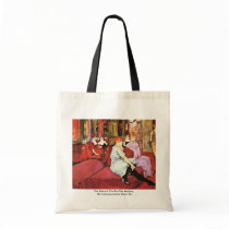 The Salon In The Rue Des Moulins Canvas Bag