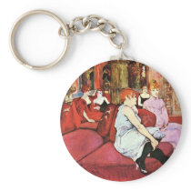 The Salon In The Rue Des Moulins Keychains