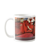 The Salon In The Rue Des Moulins Coffee Mugs
