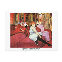 The Salon In The Rue Des Moulins Postcard