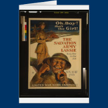 The Salvation Army Lassie cards