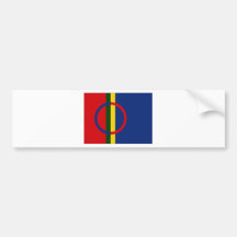 The Sami Flag Bumper Stickers