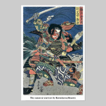 The samurai warriors by Katsukawa,Shuntei posters