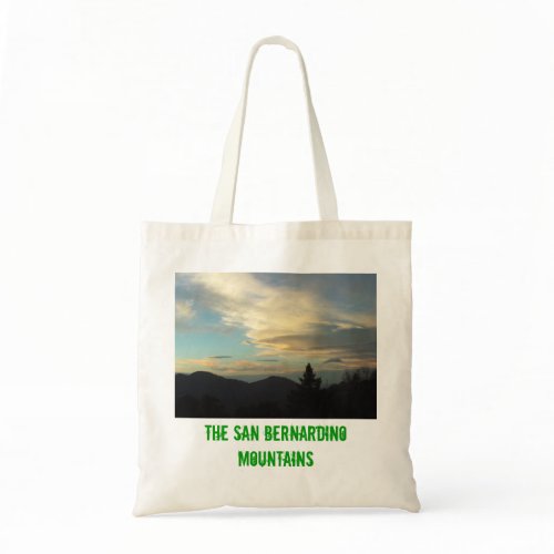 The San Bernardino Mountains Tote Bag zazzle_bag