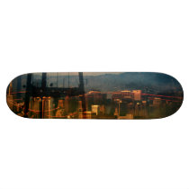 The San Francisco cityzun scape design Skateboard Deck