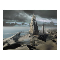 The Sand Castle posters by artsgrie The Sand Castle posters