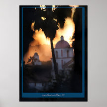 the santa barbara mission posters