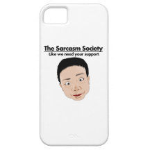 The Sarcasm Society iPhone 5 Covers