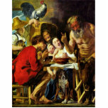 The Satyr And The Peasant By Jacob Jordaens Photo Cut Out