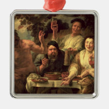 The Satyr and the Peasants Christmas Tree Ornament