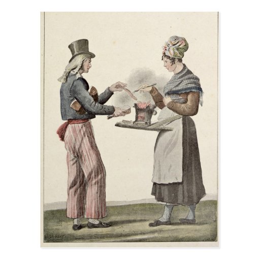 The Sausage Seller Post Cards