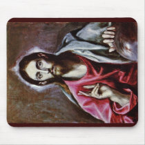 The Savior Of The World By Greco El Mouse Pads