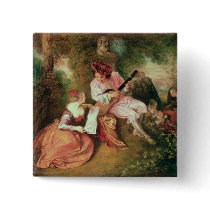 The Scale of Love, 1715-18 Pinback Button