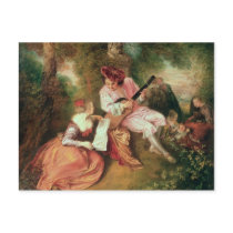 The Scale of Love, 1715-18 Postcards
