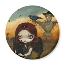 "The Scarecrow" Magnet by strangeling "The Scarecrow" Magnet