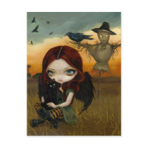 "The Scarecrow" Postcard by strangeling "The Scarecrow" Postcard