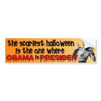 The Scariest Halloween... Bumper Sticker