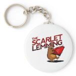 The Scarlet Lemming (with title) keychains