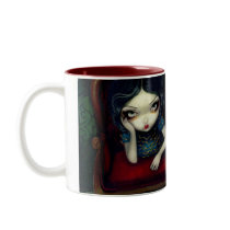"The Scarlet Sofa" Mug by strangeling "The Scarlet Sofa" Mug
