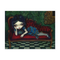 "The Scarlet Sofa" Postcard