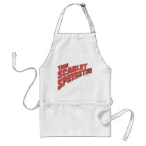 The Scarlet Speedster Logo Aprons