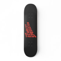 The Scarlet Speedster Logo Skate Decks