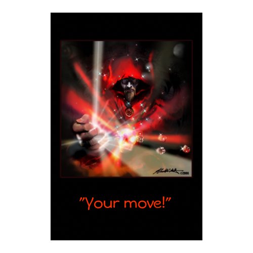 The Scarlet Wizard print