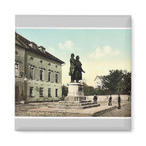 The Schiller and Goethe Monument, Weimar, Thuringi Refrigerator Magnets