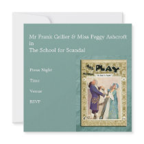 The School for Scandal Invitation