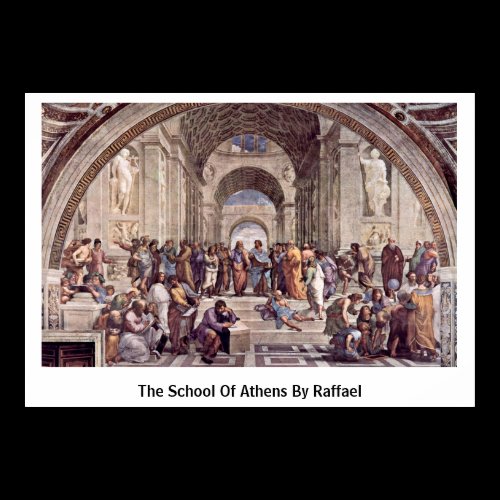 The School Of Athens By Raffael Posters