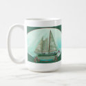 The Schooner Madeleine, Newport, Oil Painting mug