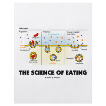 The Science Of Eating (Endocytosis Biology Humor) flyers
