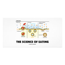 The Science Of Eating (Endocytosis Biology Humor) photo cards