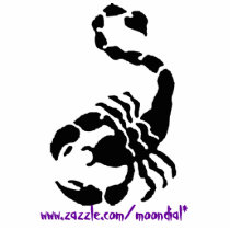 THE SCORPION, www.zazzle.com/moondial* photo sculptures