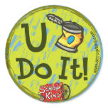 The Scrap Kins "U Can Do It!" Sticker Sheet