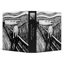 The Scream by Edvard Munch 3 Ring Binders