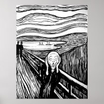 The Scream by Edvard Munch Posters