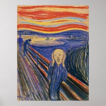 The Scream by Edvard Munch posters