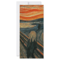 The Scream by Edvard Munch Full Color Rack Card