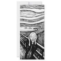 The Scream by Edvard Munch Rack Card Template